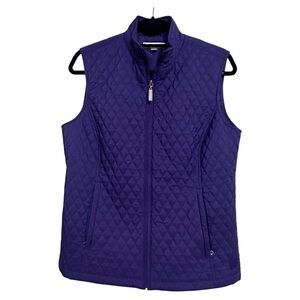 Cutter & Buck Quilted Purple Washington Huskies Vest